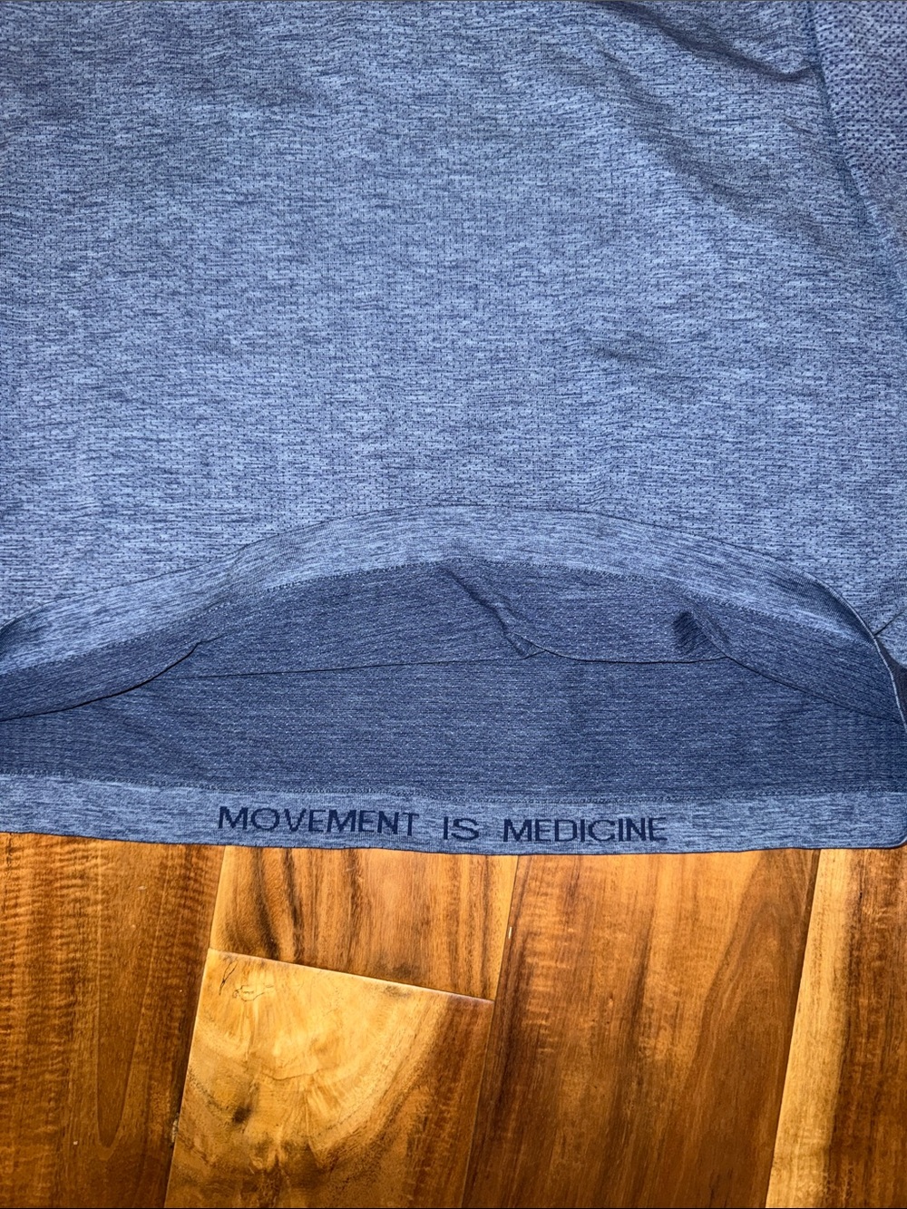 lululemon athletica Men's Heathered Navy Polo - Picture 3 of 5